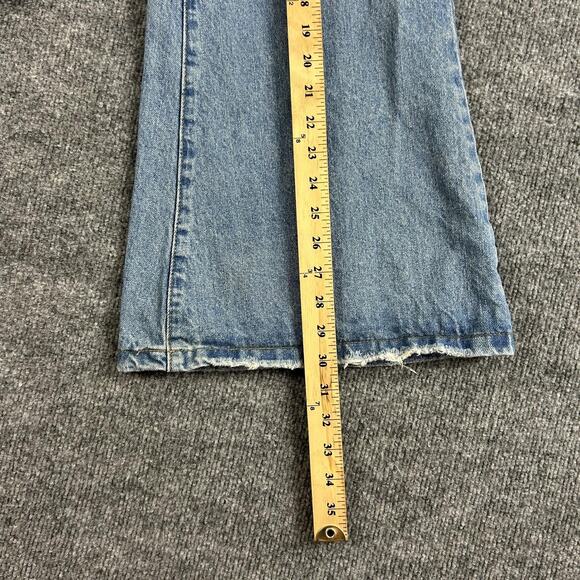 Jaded London Jeans Mens 30 Sandwash Blaze Slim Flare Fit Distressed Y2K Grunge - Picture 13 of 16